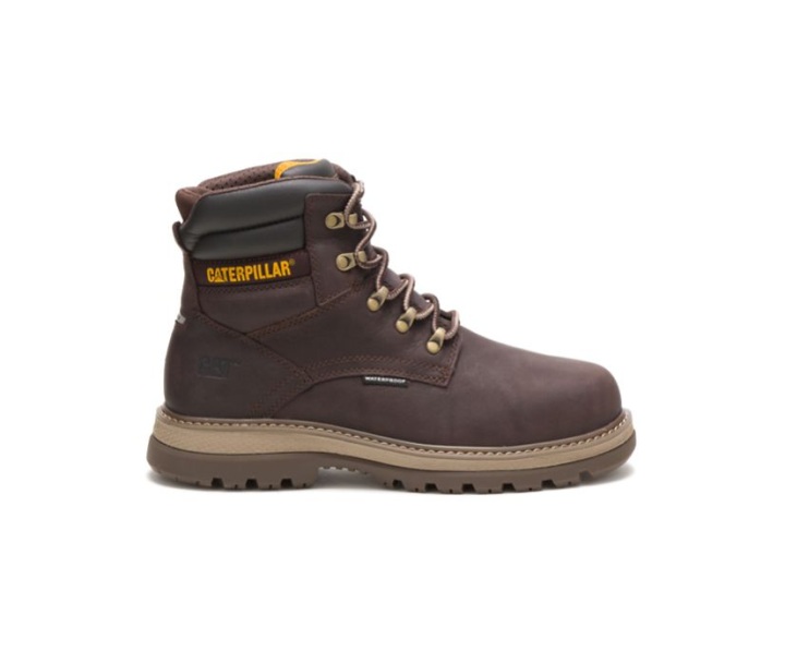 Caterpillar Kängor Rea - Fairbanks 6" Waterproof Steel Toe Arbetsskor Herr Bruna ODQ-258147